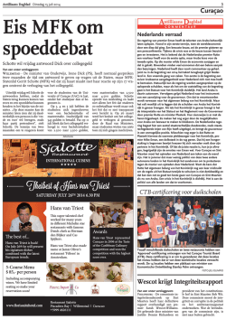 Eis MFK om spoeddebat