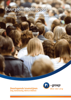 Duurzaamheidsrapport