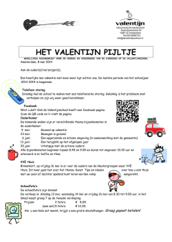 HET VALENTIJN PIJLTJE