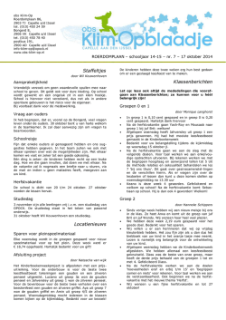 Roerdomplaan - OBS Klim-Op