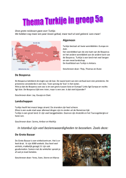 In groep 5a zijn de kinderen aan de slag gegaan rondom het thema