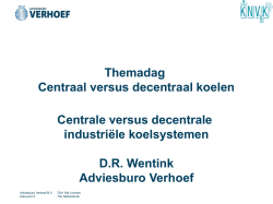 Centrale versus decentrale industriële koelsystemen