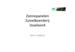 3 Bart Lubbers – Zonnepanelen Zuivelboerderij IJsseloord