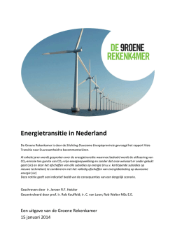 Energietransitie in Nederland