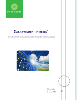 draaiboek solarvelden