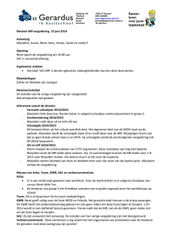 notulen van 19 juni 2014