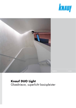 Knauf DUO Light Gloednieuw, superlicht basispleister