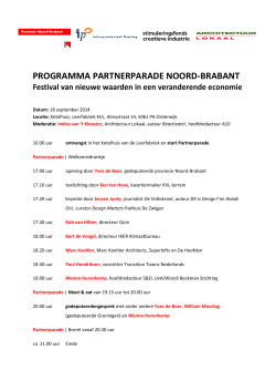 programma partnerparade noord-brabant
