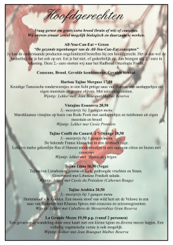 Hoofdgerechten - Restaurant de Sjalot