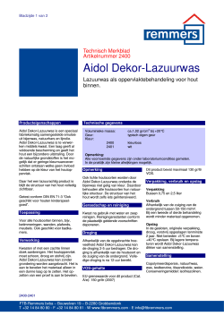 Aidol Dekor-Lazuurwas