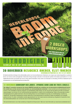 Download hier - Nederlandse Boominfodag