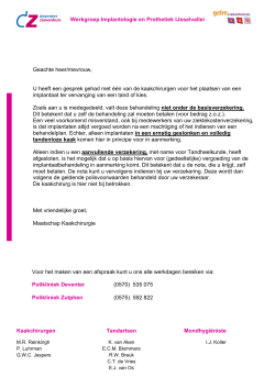 Download hier de folder Begroting implantaten