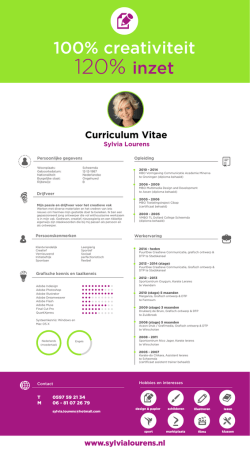 120% inzet - Sylvia Lourens