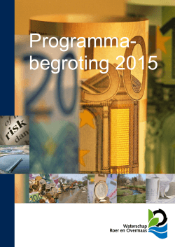 De volledige programmabegroting 2015 kunt u hier downloaden