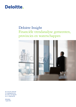 Deloitte Insight Financiële trendanalyse