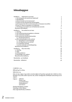 Inhoudsopgave Samen Leven 5e druk 2014