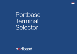 Size: 352 kB 08 May 2014 Portbase Terminal Selector
