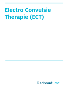 Electro Convulsie Therapie (ECT)