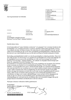 Gronduitgifte woningbouwproject Parkweg "Over het Water"