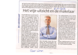 Het vrije uitzicht en de makelaar