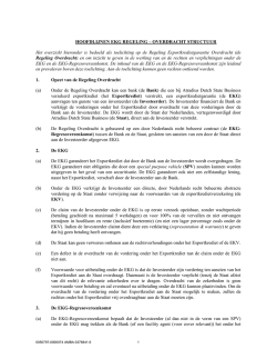 Hoofdlijnen EKG overdracht - Atradius Dutch State Business