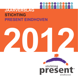 Jaarverslag 2012 - Stichting Present