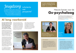 Gz-psycholoog kinderen en jeugd