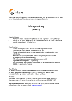 GZ-psycholoog