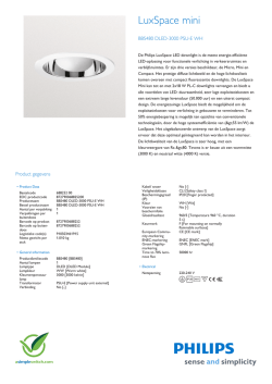 LuxSpace Mini LED-downlight BBS480 met hoogglanzende optiek