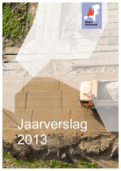 Jaarverslag 2013 - Regio Randstad