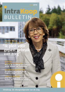 Intrakoop Bulletin 2014-4