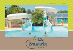 Brochure 2014 - Camping Lou Broustaricq