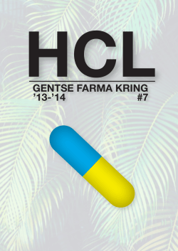 zevende HCl - Gentse Farma Kring