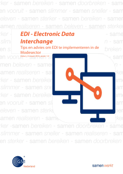 EDI - Electronic Data Interchange
