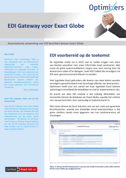 EDI Gateway voor Exact Globe