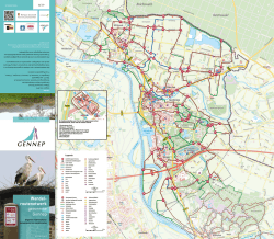 Wandelkaart van Gennep