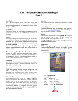 E.B.I.-Inspectie Brandstofleidingen
