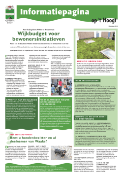 Informatiepagina 22 oktober 2014