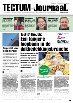 Een langere loopbaan in de dakbedekkingsbranche