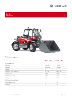 Technische Fiche