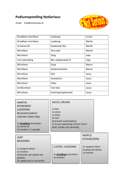 Download PDF: Podiumopstelling