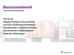 Duurzaamheid