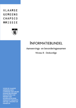 INFORMATIEBUNDEL - Jobpunt Vlaanderen