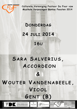 sara salverius , accordeon wouter vandenabeele