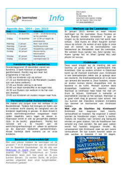 info 5: januari 2015