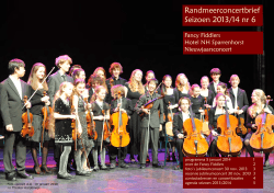 Concertbrief nr. 6 2013-2014