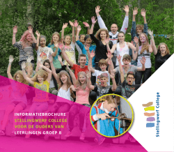Informatiebrochure ouders groep 8