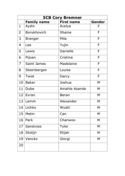 Grade 5 homeroom lists 180814
