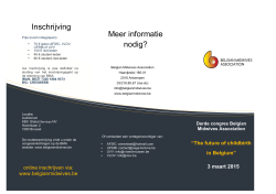 Meer informatie - BMA: Belgian Midwives Association