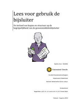 Lees voor gebruik de bijsluiter - Utrecht University Repository